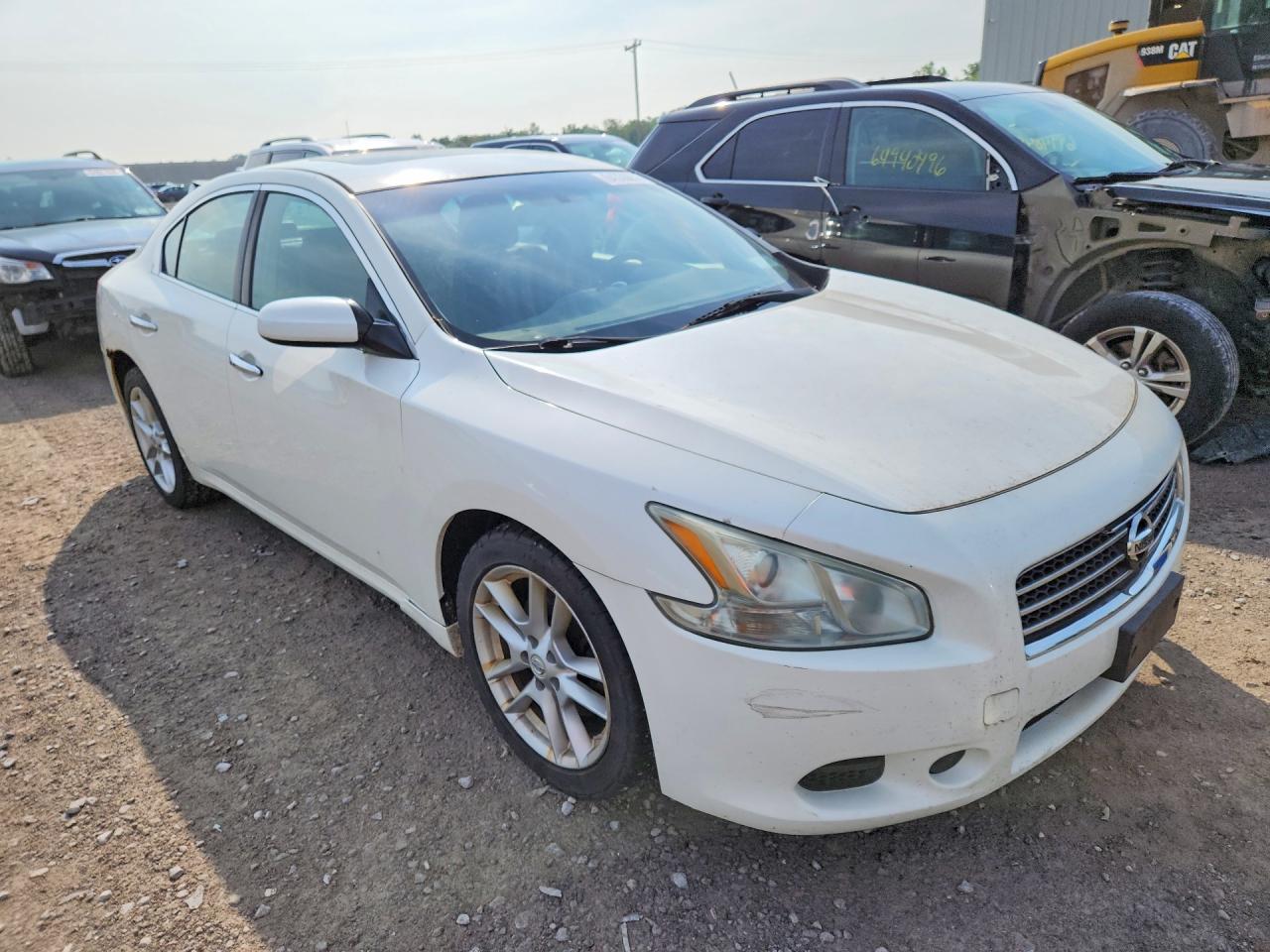 2009 Nissan Maxima 3.5 S White vin: 1N4AA51E29C829954