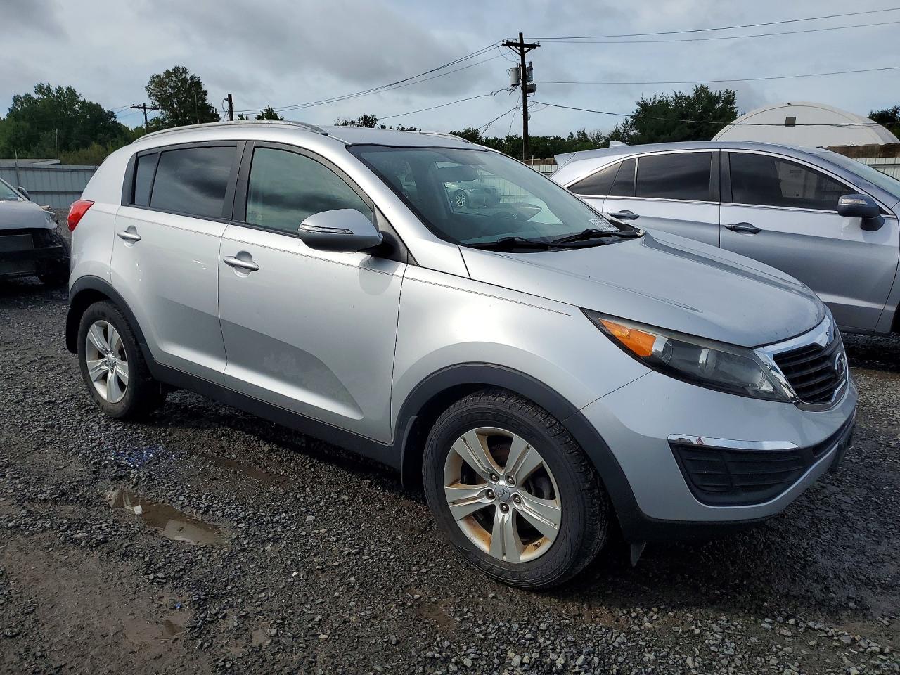 2012 Kia Sportage Lx Silver vin: KNDPB3A20C7193482