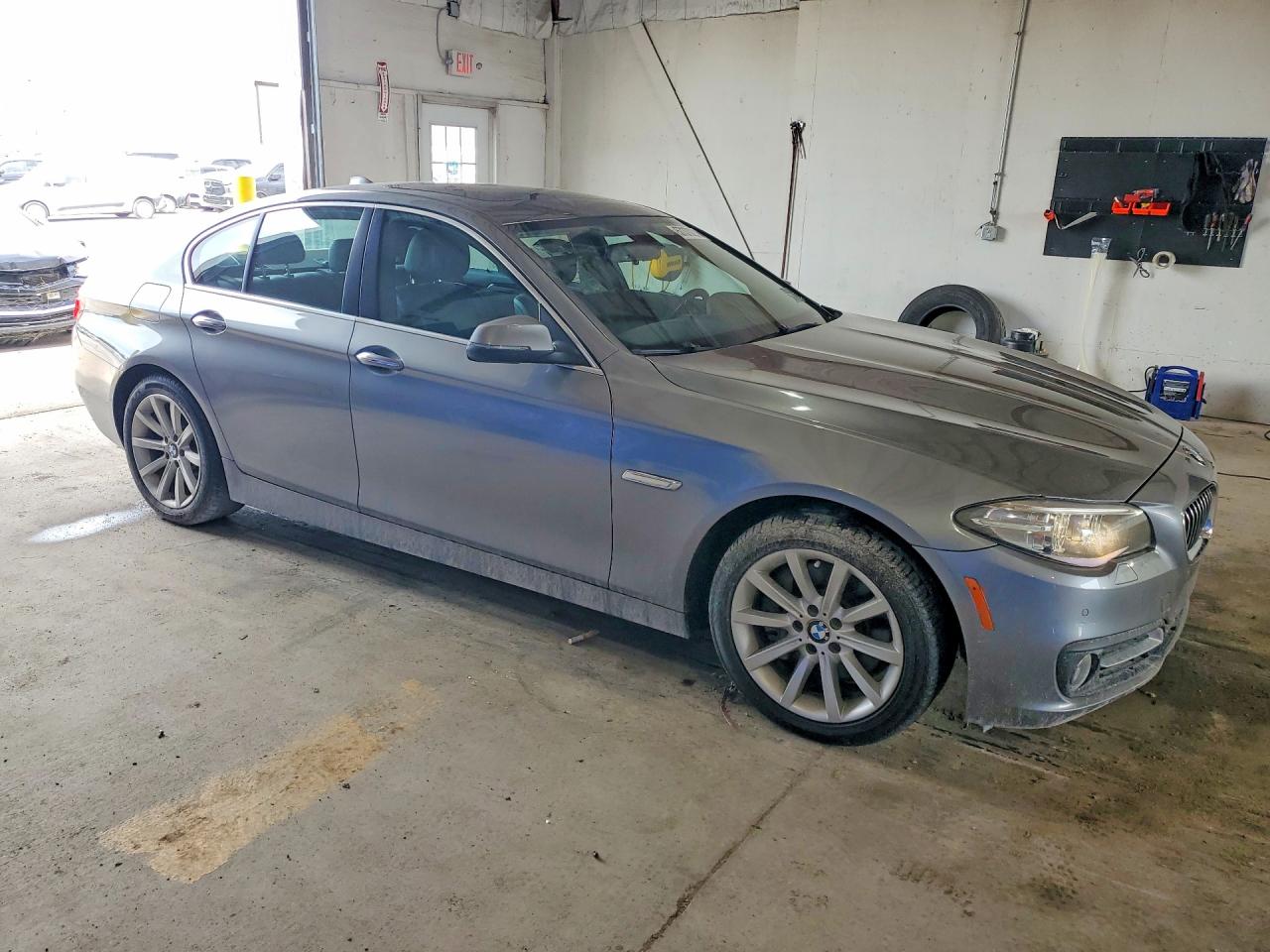 2015 Bmw 535 I Gray vin: WBA5B1C53FD919731