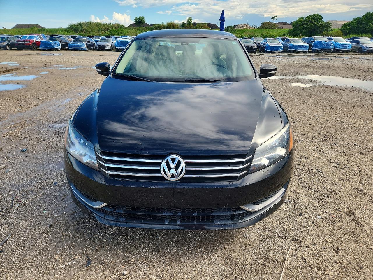 2013 Volkswagen Passat Se Black vin: 1VWBH7A33DC135736