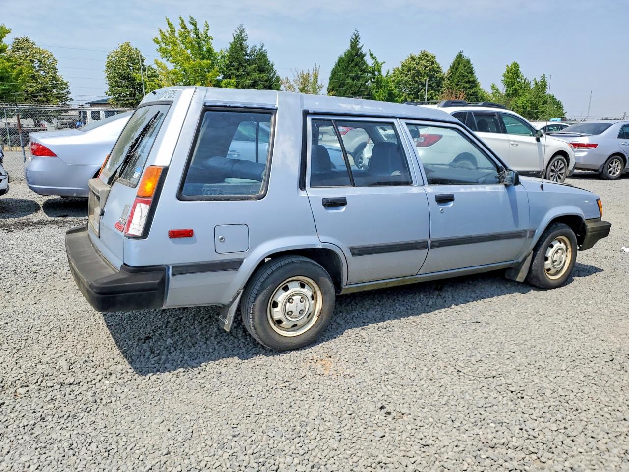 1986 Toyota Tercel Deluxe 4x4 Silver vin: JT2AL32W3G0244677