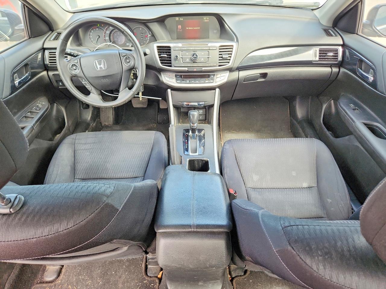2015 Honda Accord Sport Черный vin: 1HGCR2F52FA198585