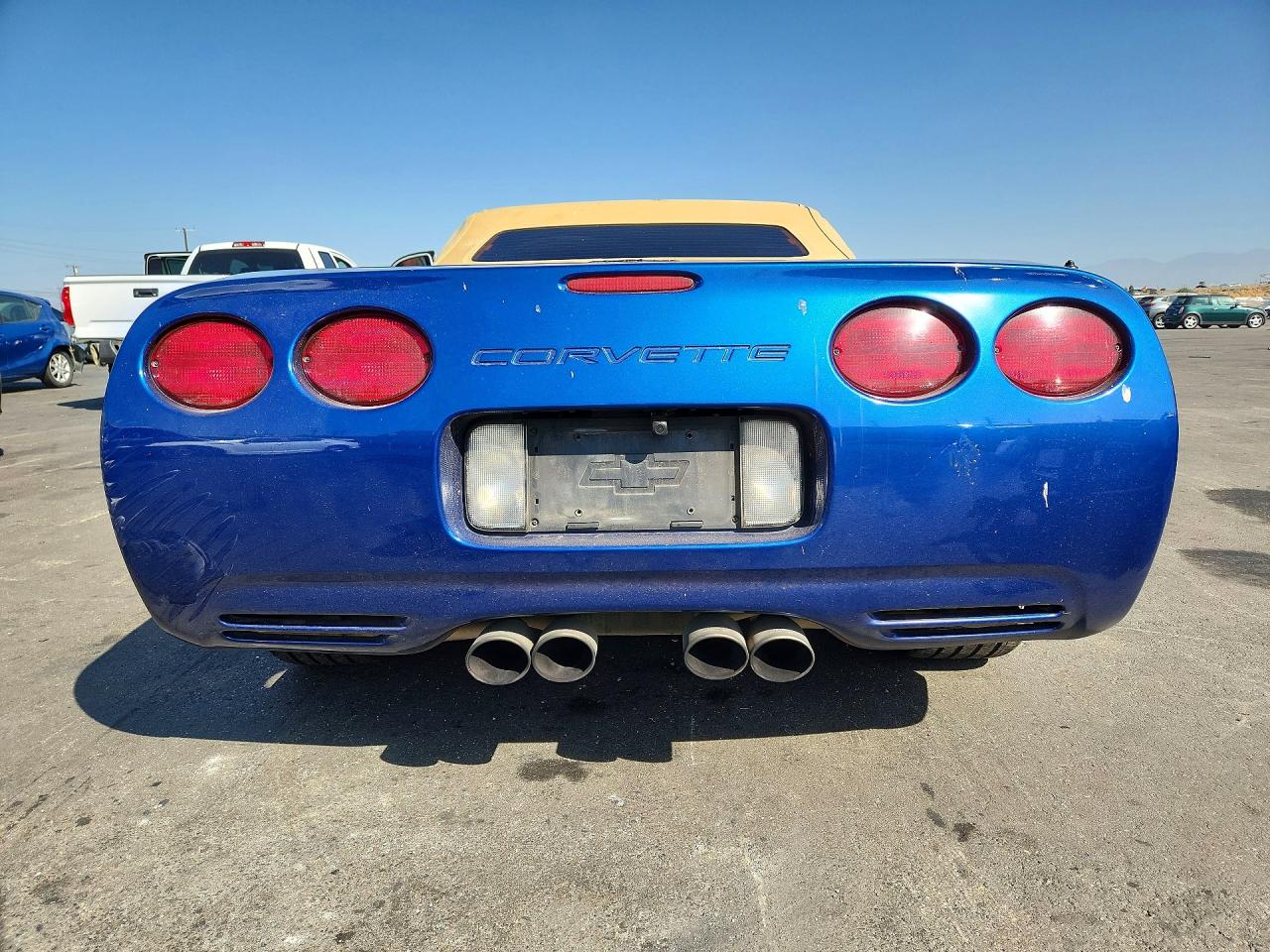 2002 Chevrolet Corvette Blue vin: 1G1YY32G825109361