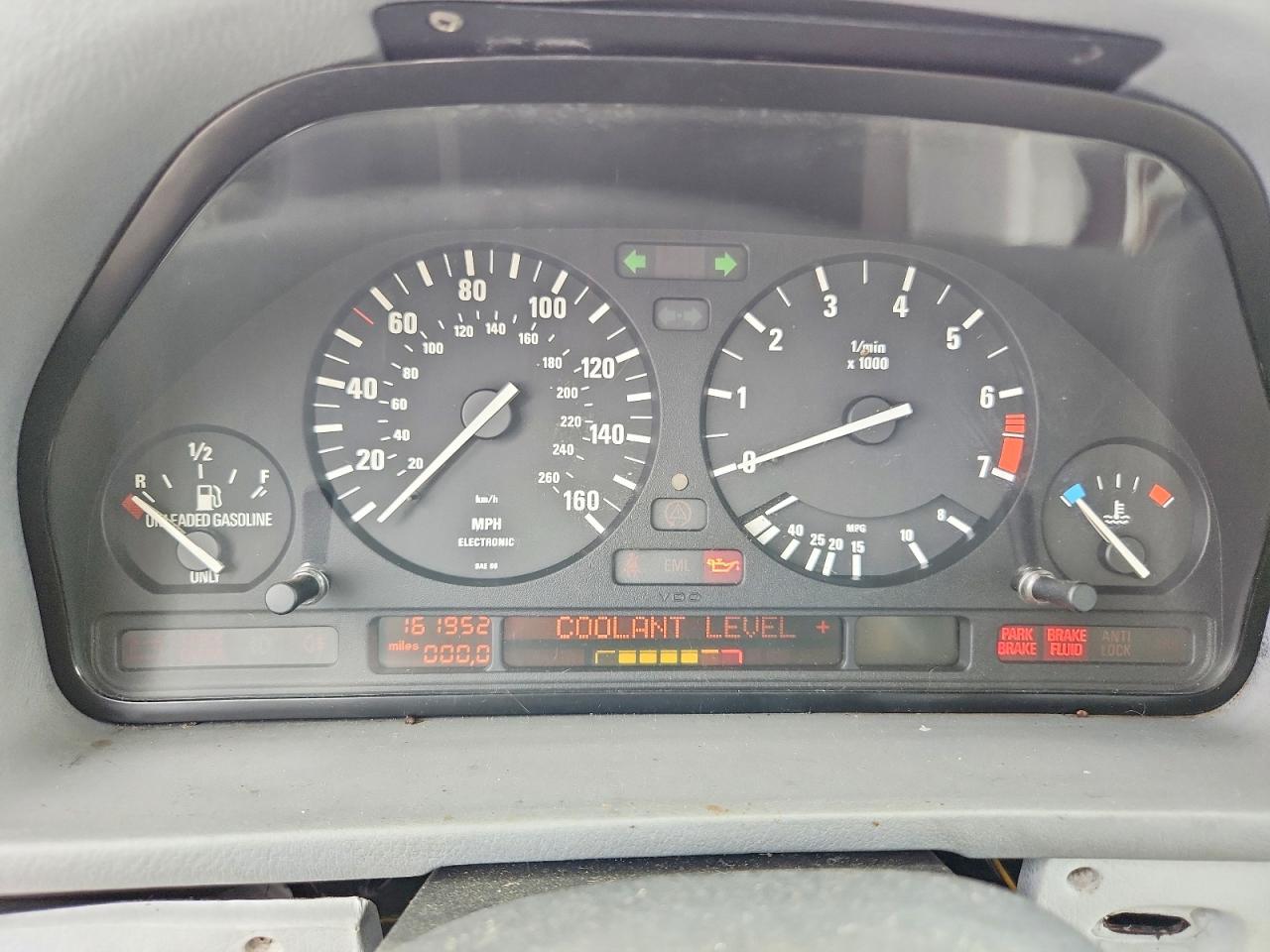 1995 Bmw 525 I Automatic Blue vin: WBAHD6325SGK47206