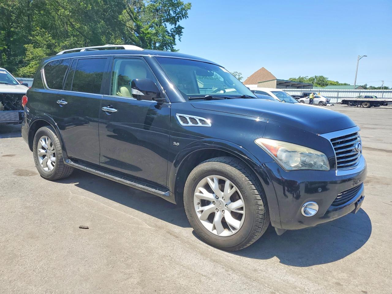 2014 Infiniti Qx80 Base Черный vin: JN8AZ2NC0E9352303
