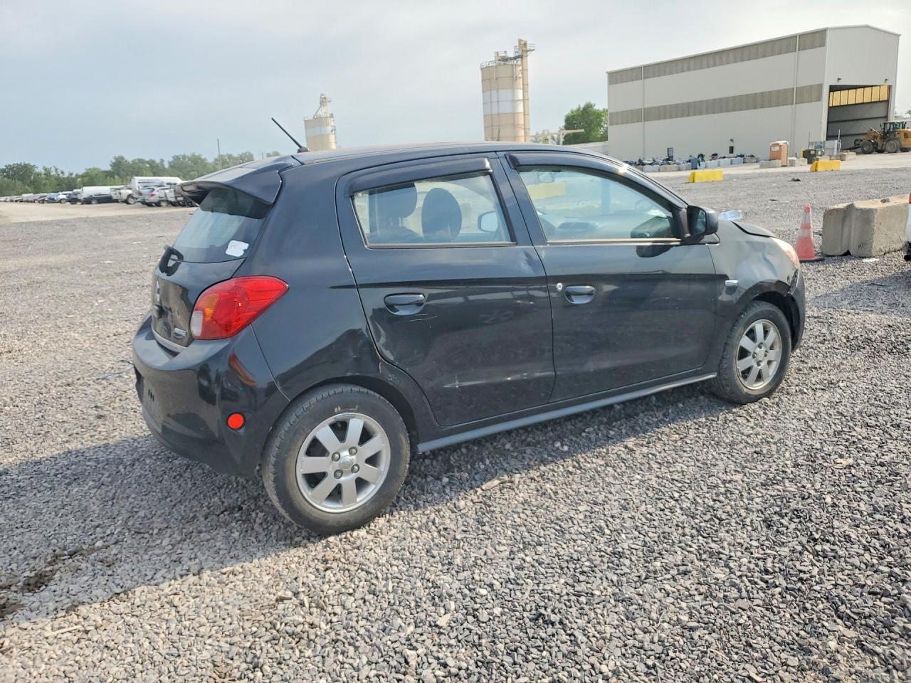 2015 Mitsubishi Mirage Es Black vin: ML32A4HJ9FH042528