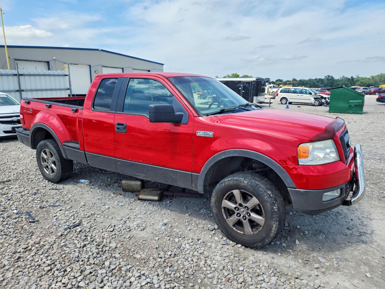 2005 Ford F150 Red vin: 1FTPX04595KC53815