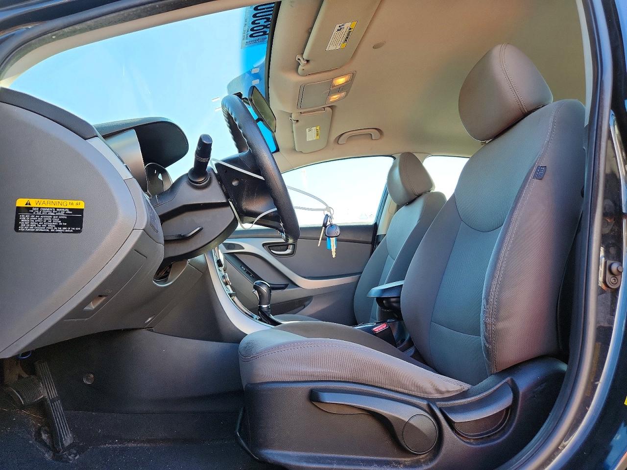 2015 Hyundai Elantra Se Black vin: 5NPDH4AEXFH595057