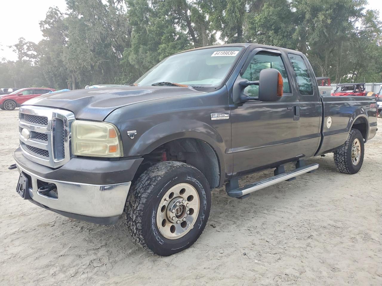 2005 Ford F250 Super Duty Gray vin: 1FTSX21Y05EC13738
