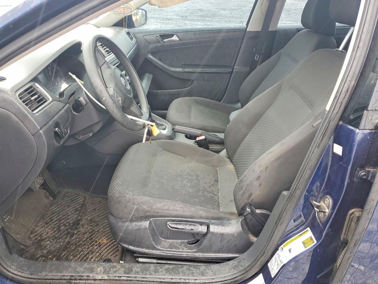 2014 Volkswagen Jetta Base Синий vin: 3VW2K7AJ2EM395769