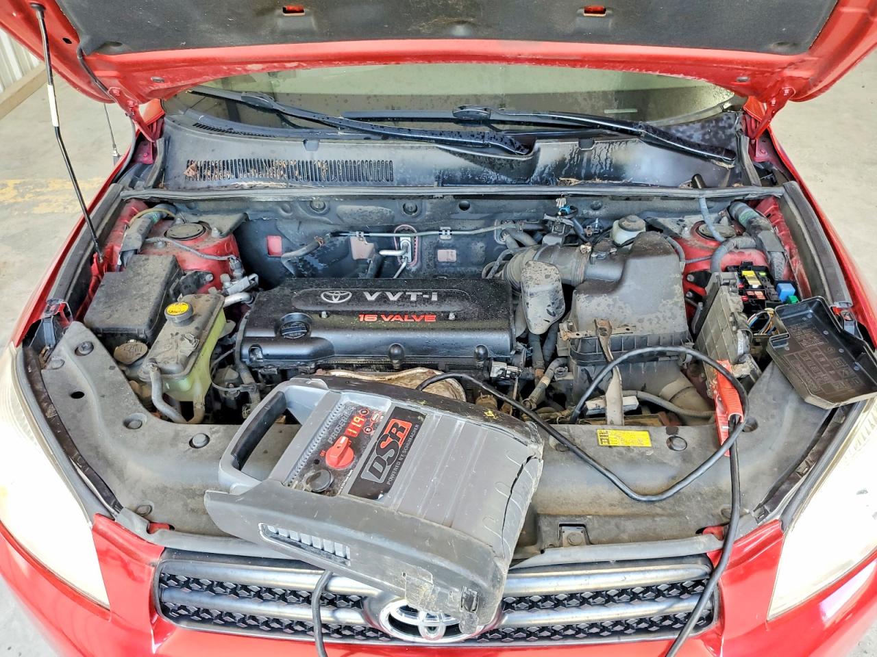 2008 Toyota Rav4 Base Red vin: JTMBD33V486063388