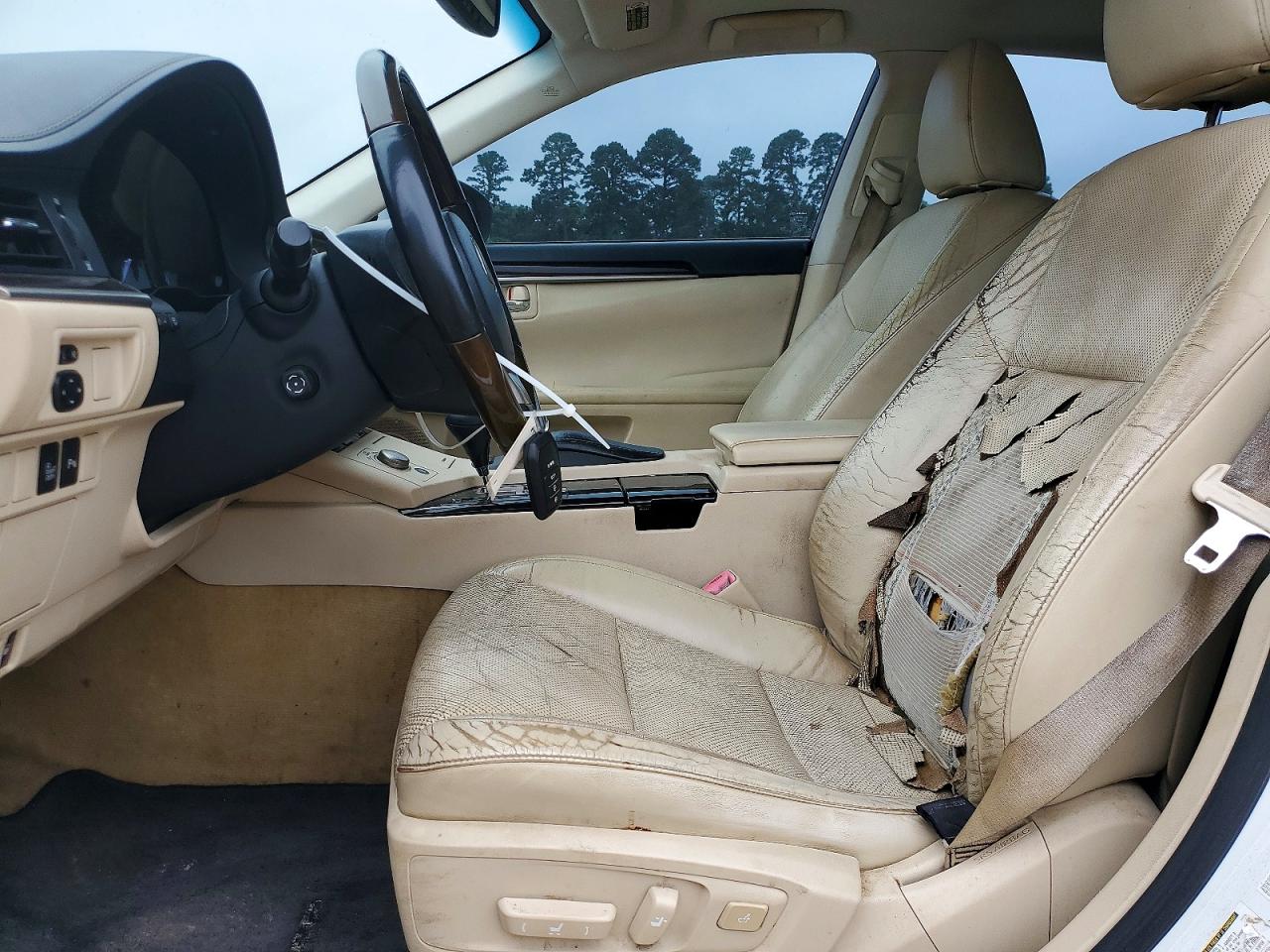 2013 Lexus Es 350 White vin: JTHBK1GG1D2027261