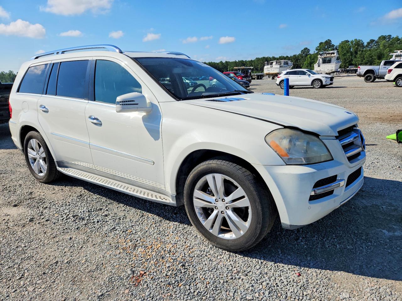 2011 Mercedes-benz Gl 450 4matic White vin: 4JGBF7BEXBA641156