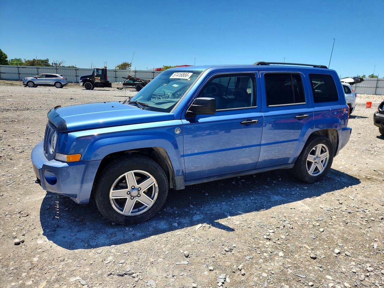2007 Jeep Patriot Sport Blue vin: 1J8FF28W57D170623