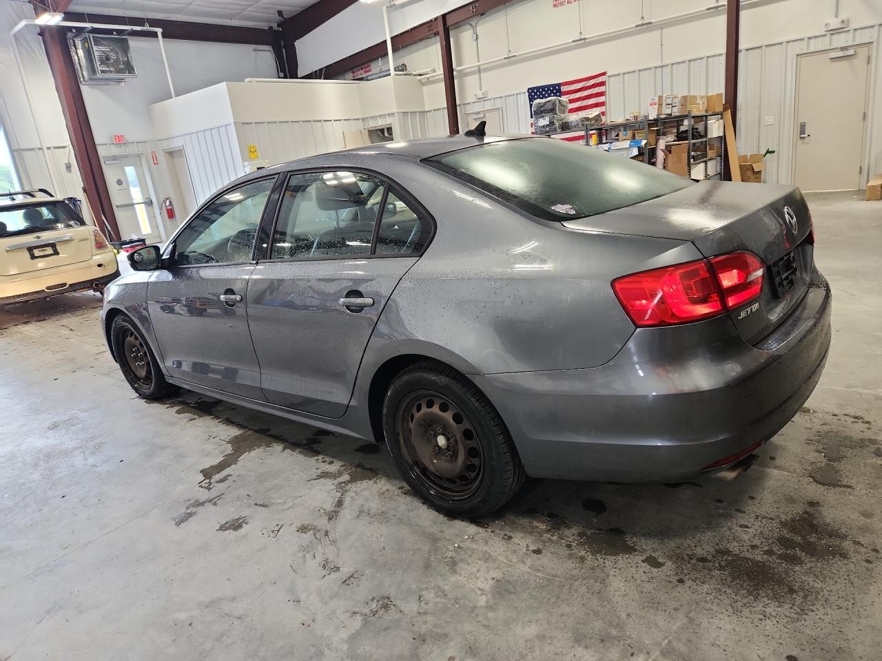 2014 Volkswagen Jetta Se Gray vin: 3VWD17AJ8EM260730