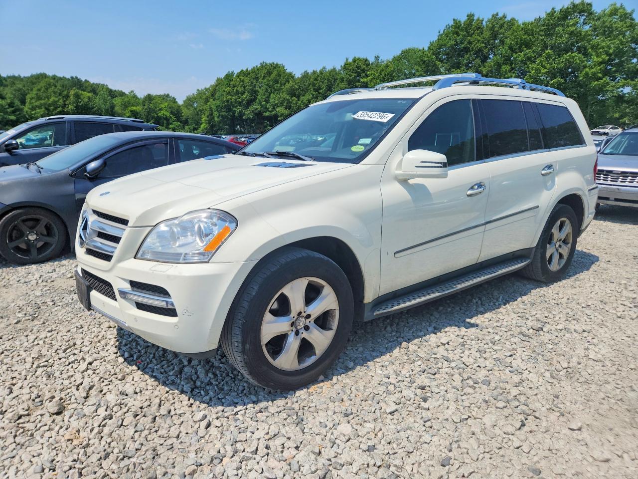 2012 Mercedes-benz Gl 450 4matic White vin: 4JGBF7BE8CA785676