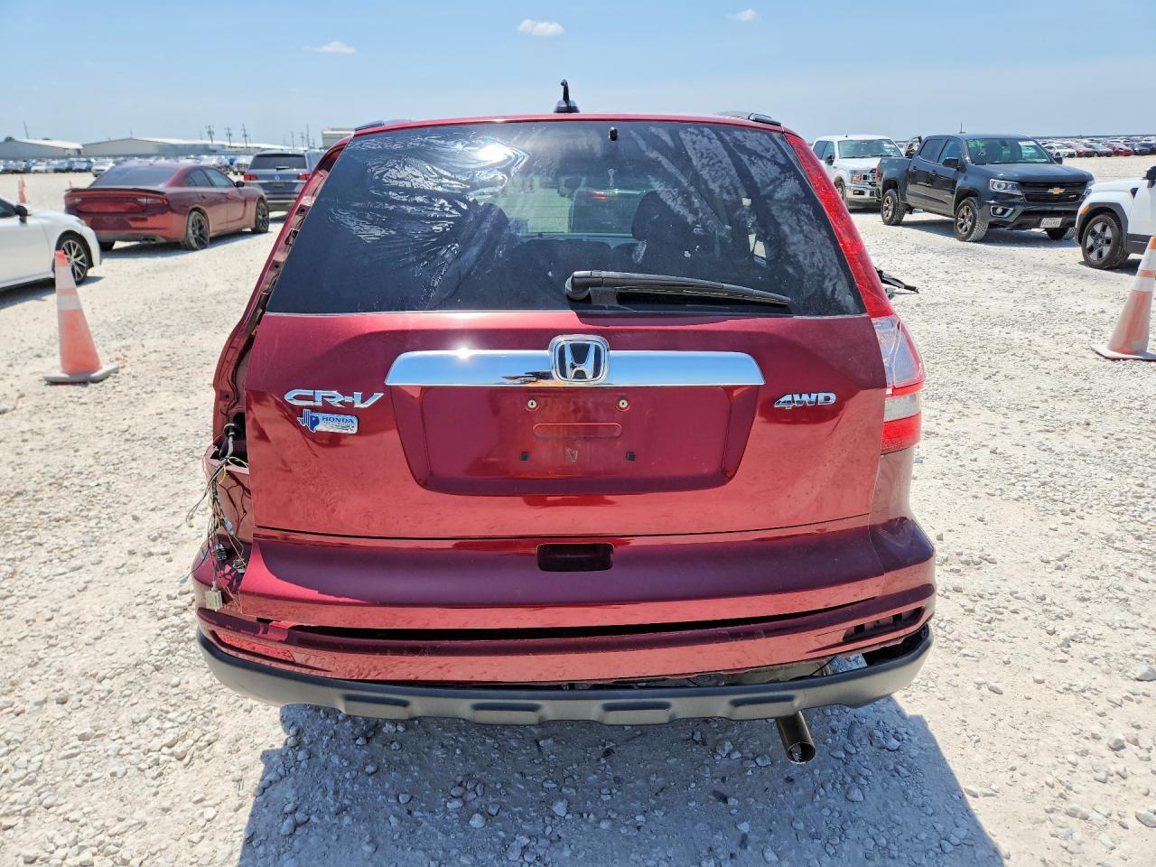 2011 Honda Cr-v Exl Red vin: 5J6RE4H7XBL035268