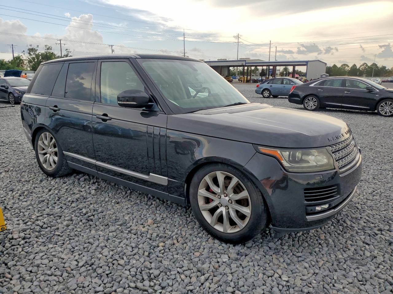 2014 Land Rover Range Rover Hse Black vin: SALGS2WF3EA176129