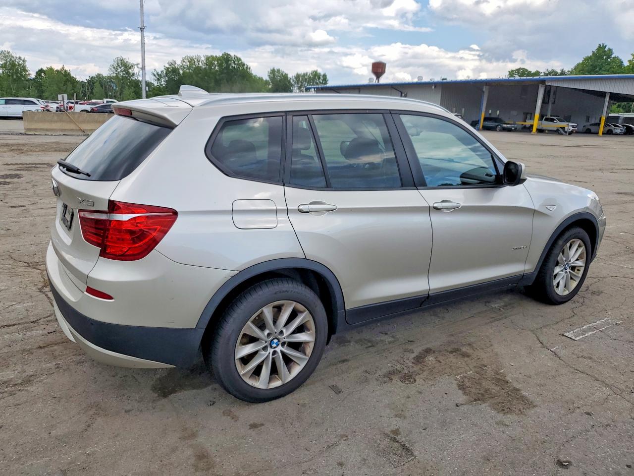 2013 Bmw X3 Xdrive28i Silver vin: 5UXWX9C53D0A32482