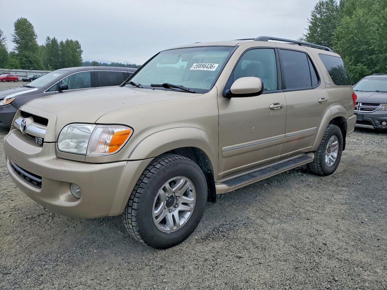 2006 Toyota Sequoia Sr5 Gold vin: 5TDBT44A26S264546