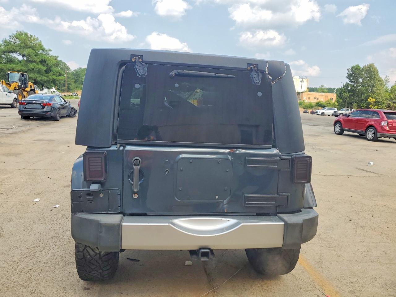 2007 Jeep Wrangler Sahara Blue vin: 1J4GB59177L199570