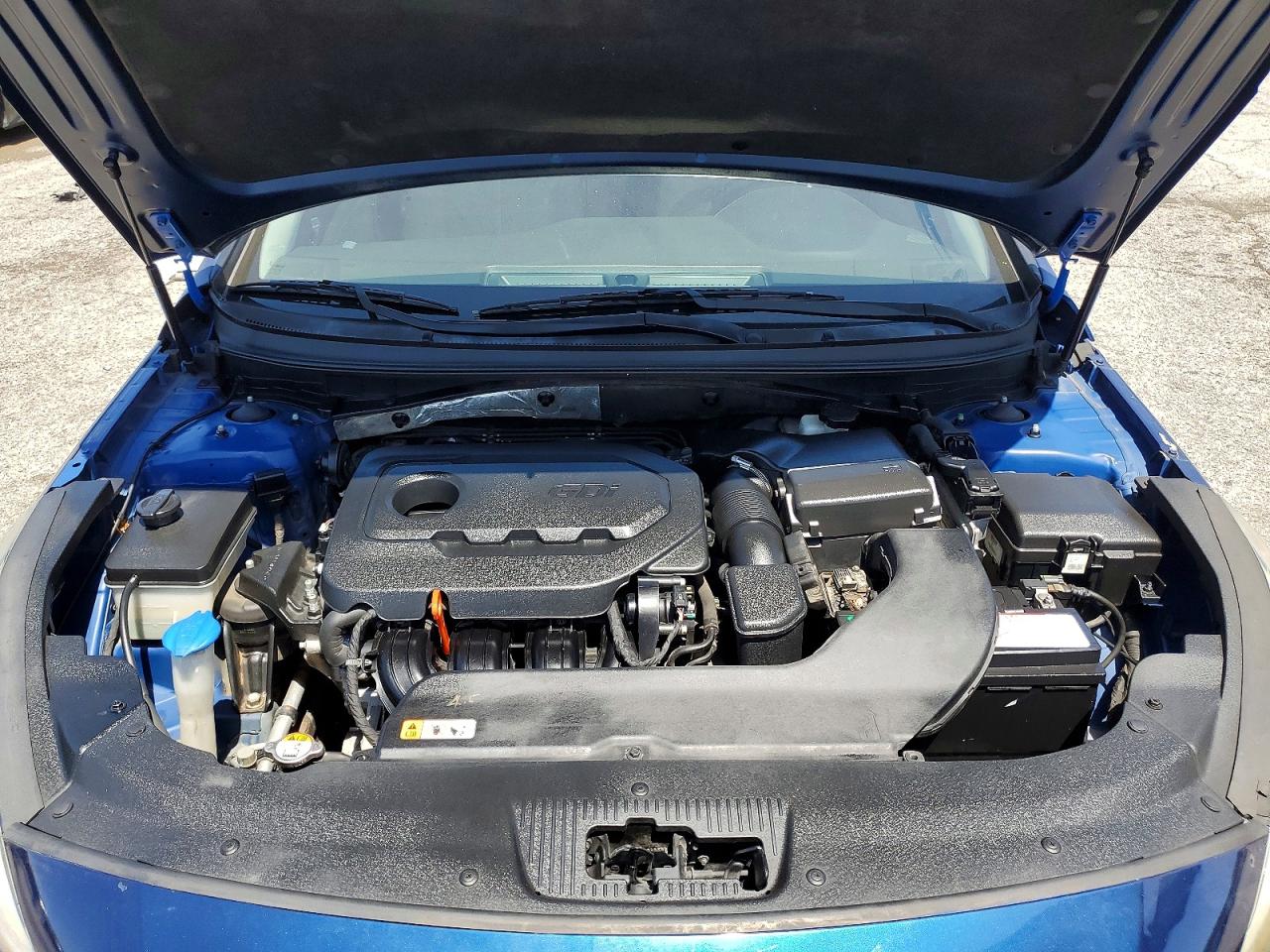 2015 Hyundai Sonata Sport Blue vin: 5NPE34AF0FH099227