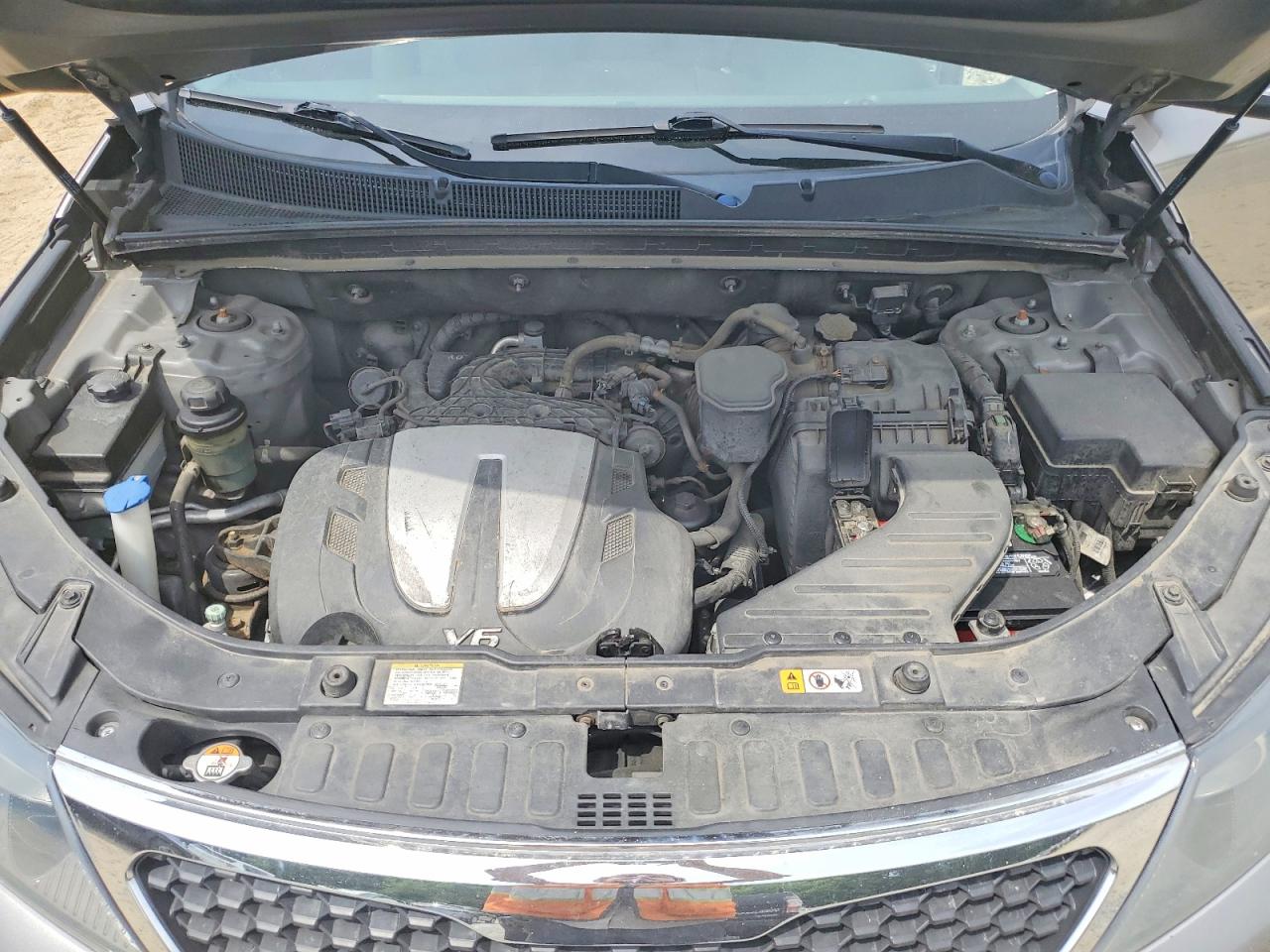 2013 Kia Sorento Lx Silver vin: 5XYKTDA26DG349722
