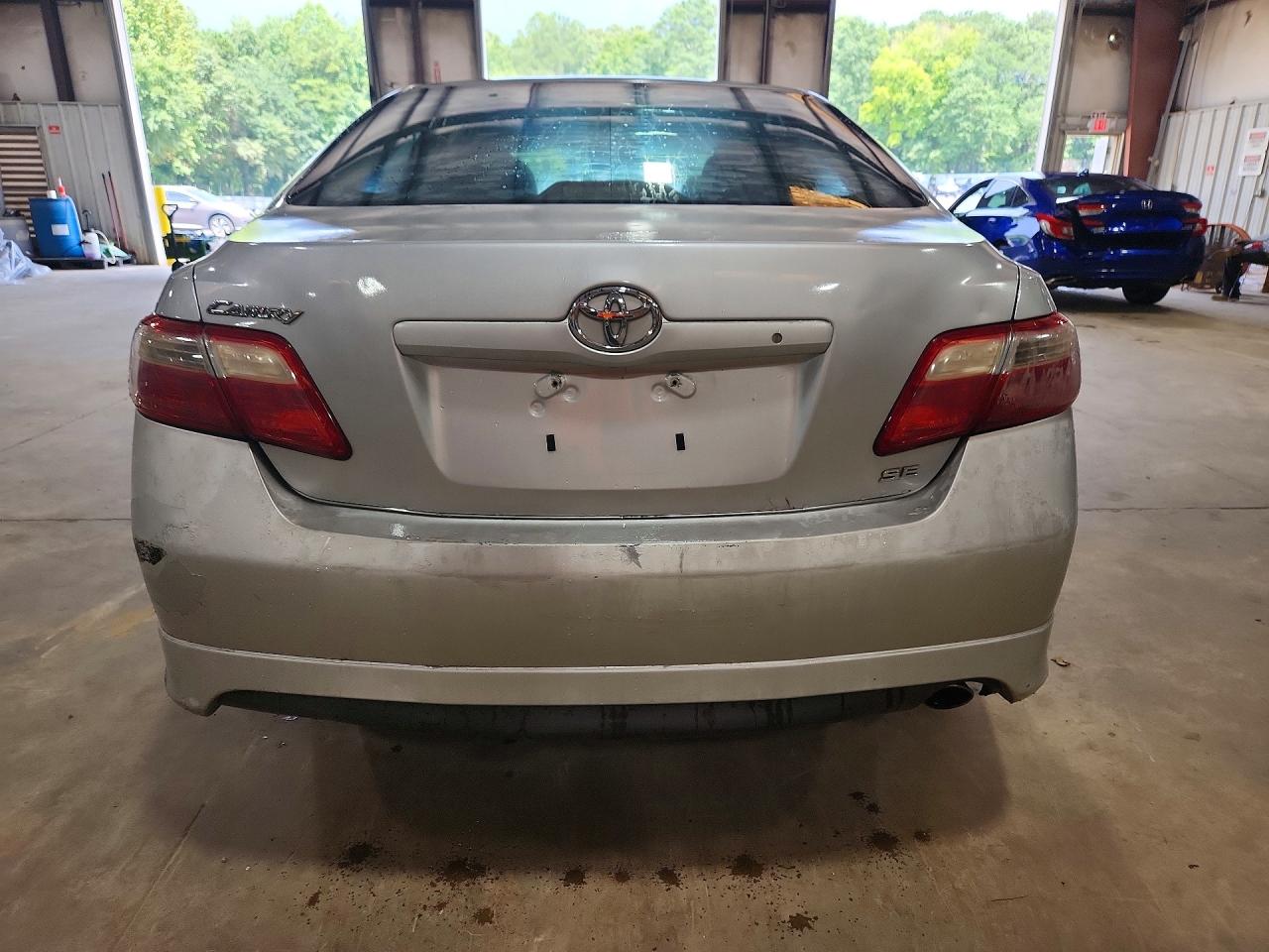 2007 Toyota Camry Se Silver vin: 4T1BE46K27U624438