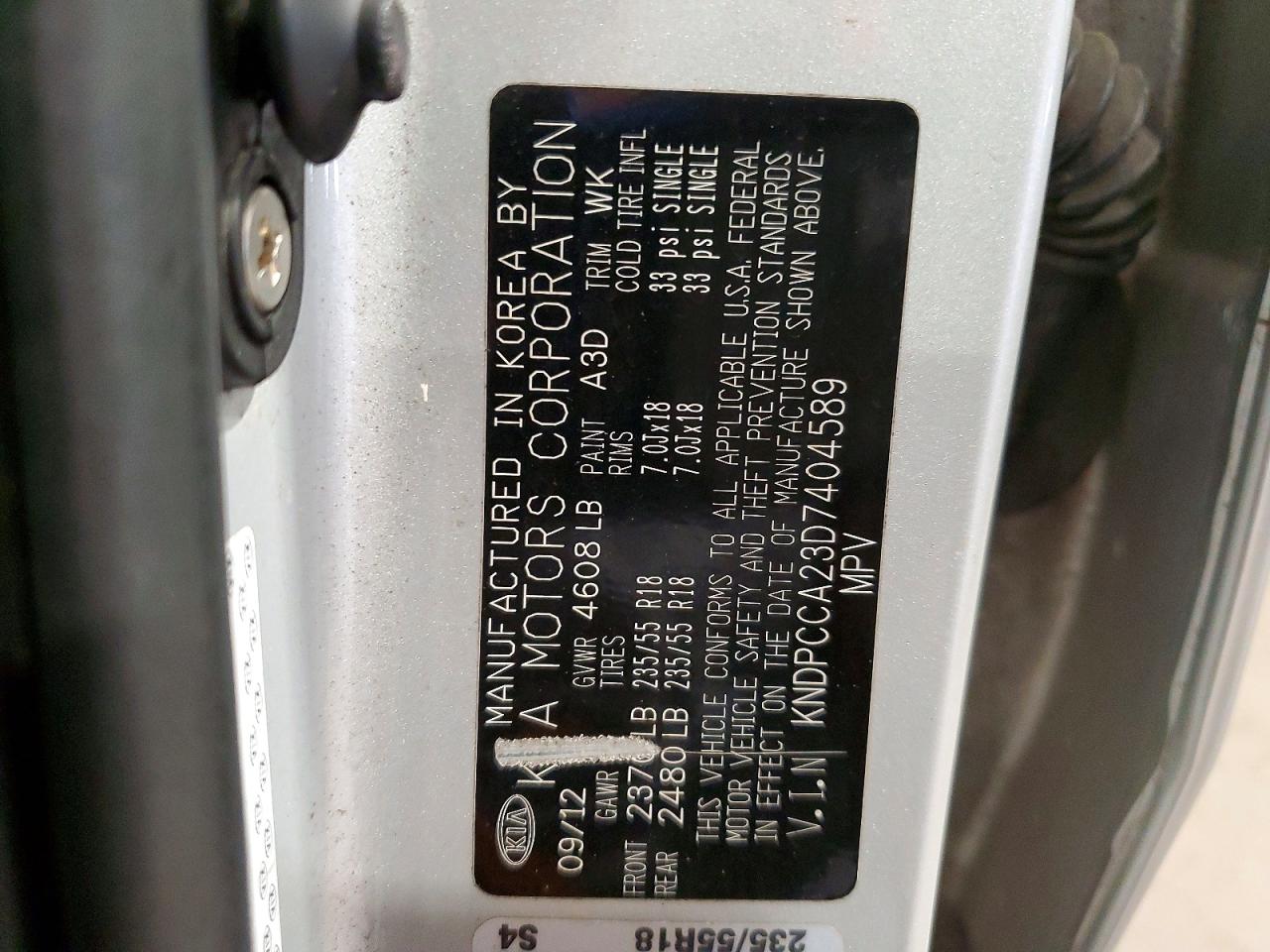 2013 Kia Sportage Ex Silver vin: KNDPCCA23D7404589