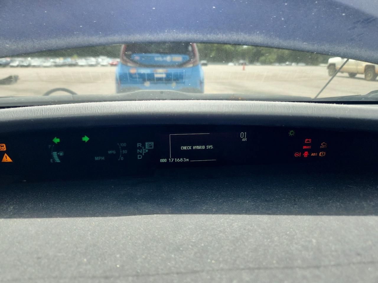 2011 Toyota Prius Two Синий vin: JTDKN3DU9B1389890