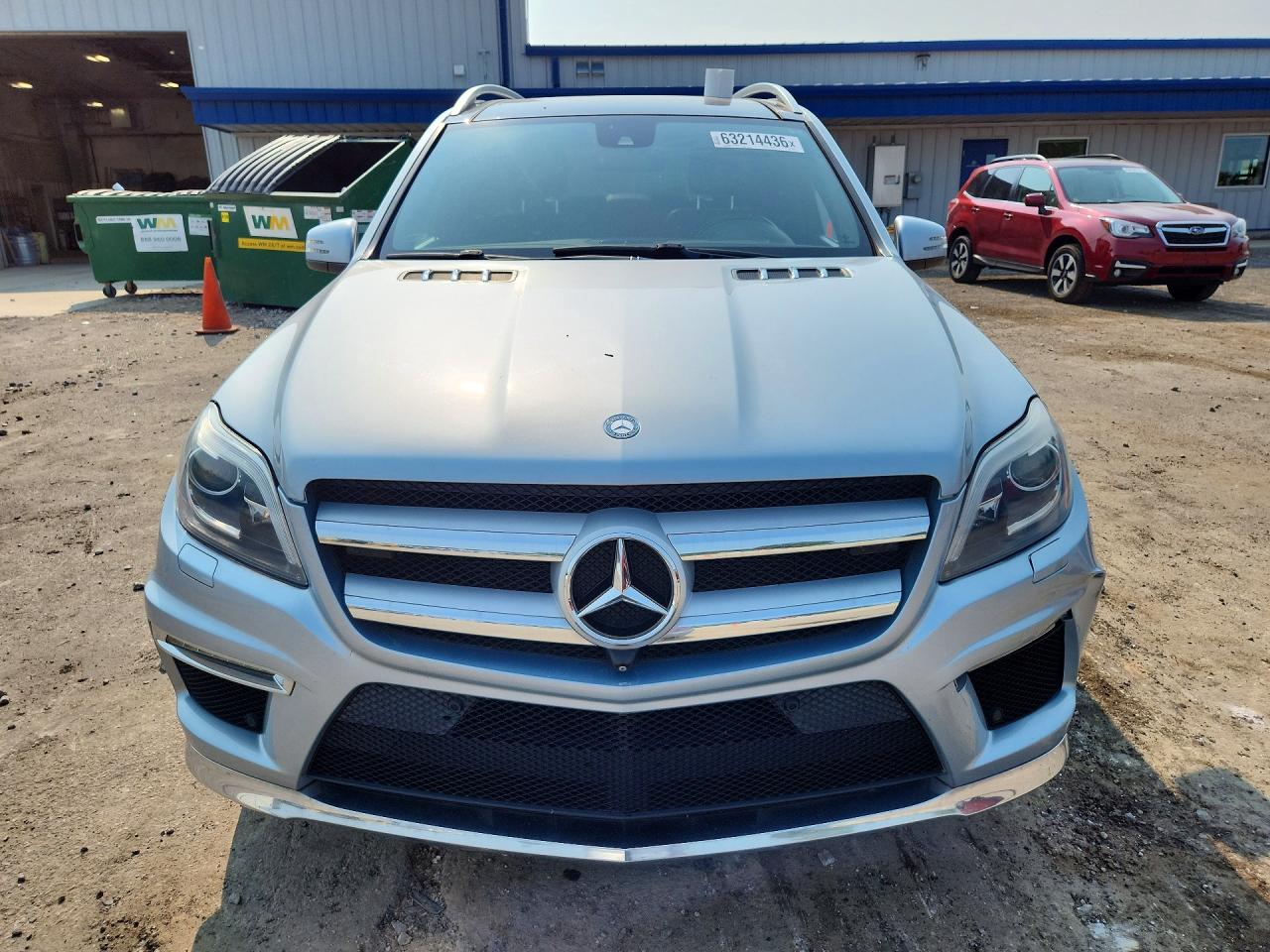 2014 Mercedes-benz Gl 550 4matic Silver vin: 4JGDF7DE1EA336820