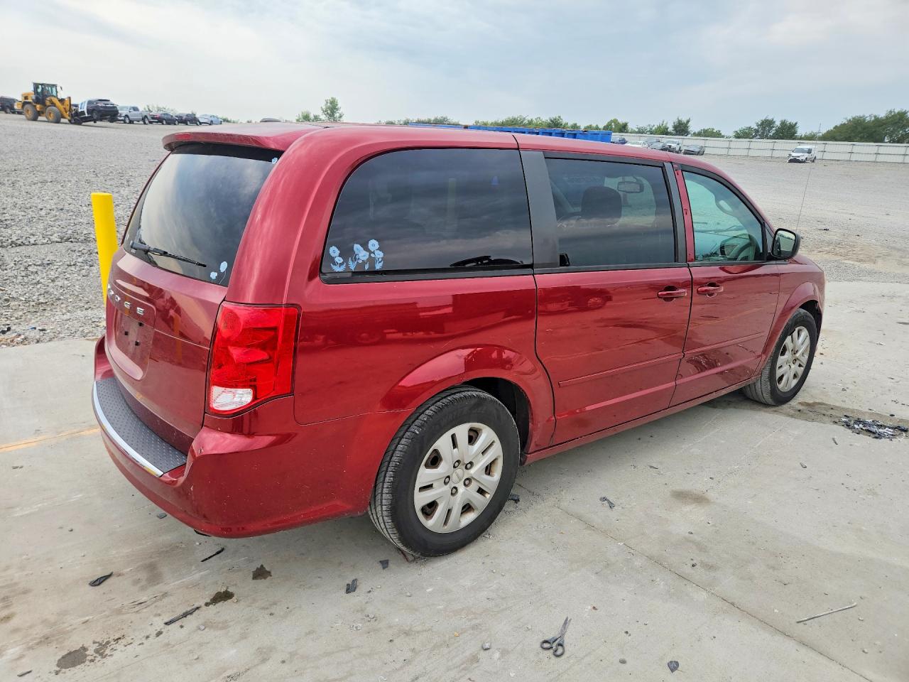 2015 Dodge Grand Caravan Se Red vin: 2C4RDGBG5FR616581