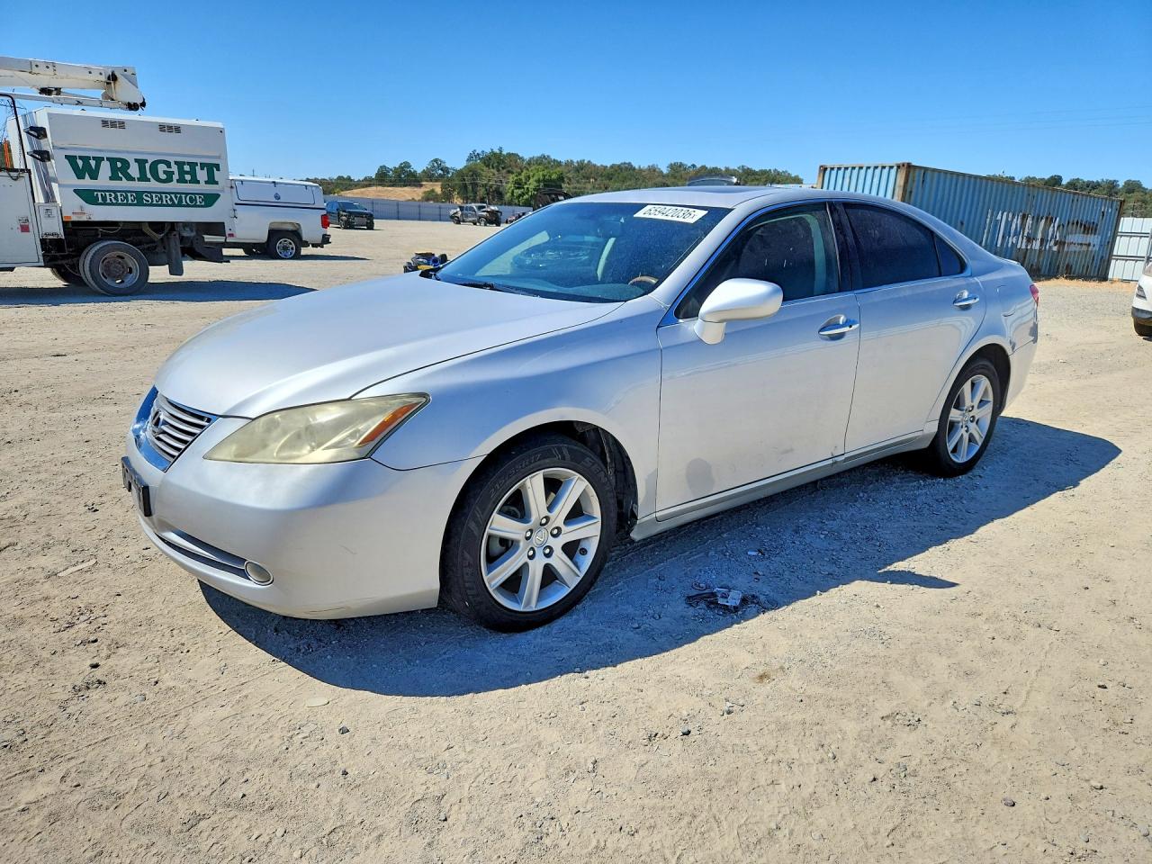 2008 Lexus Es 350 Silver vin: JTHBJ46G782228528