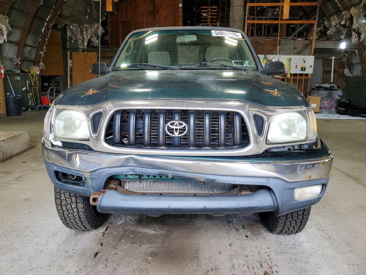 2001 Toyota Tacoma Xtracab Green vin: 5TEWN72N21Z769372