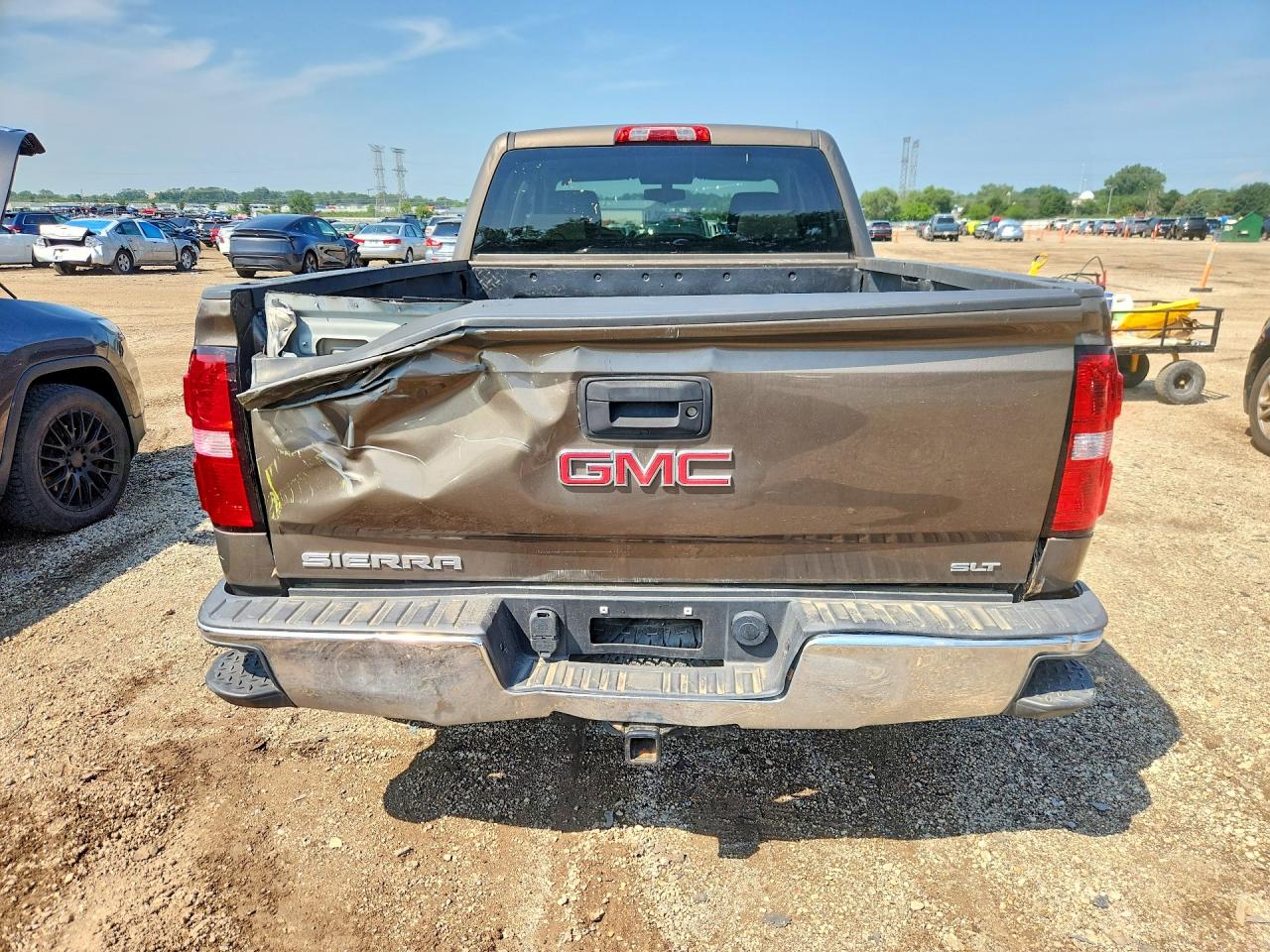 2015 Gmc Sierra K1500 Brown vin: 1GTV2TEC6FZ216301