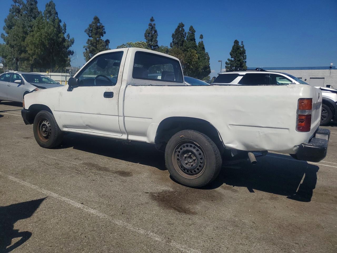 1993 Toyota Pickup 1/2 Ton Short Wheelbase Stb White vin: 4TARN81A8PZ089364