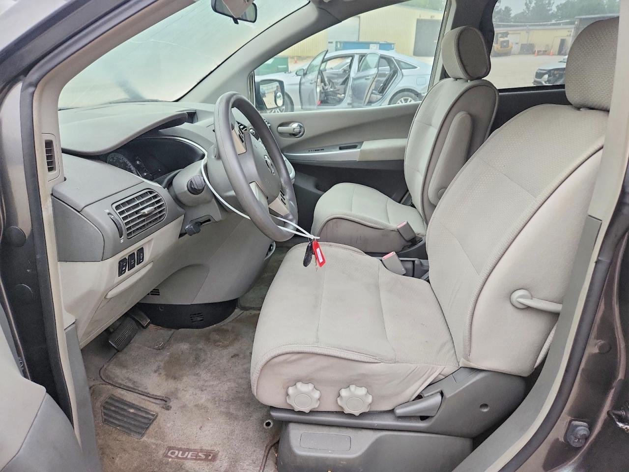 2007 Nissan Quest 3.5 Gray vin: 5N1BV28U57N124786