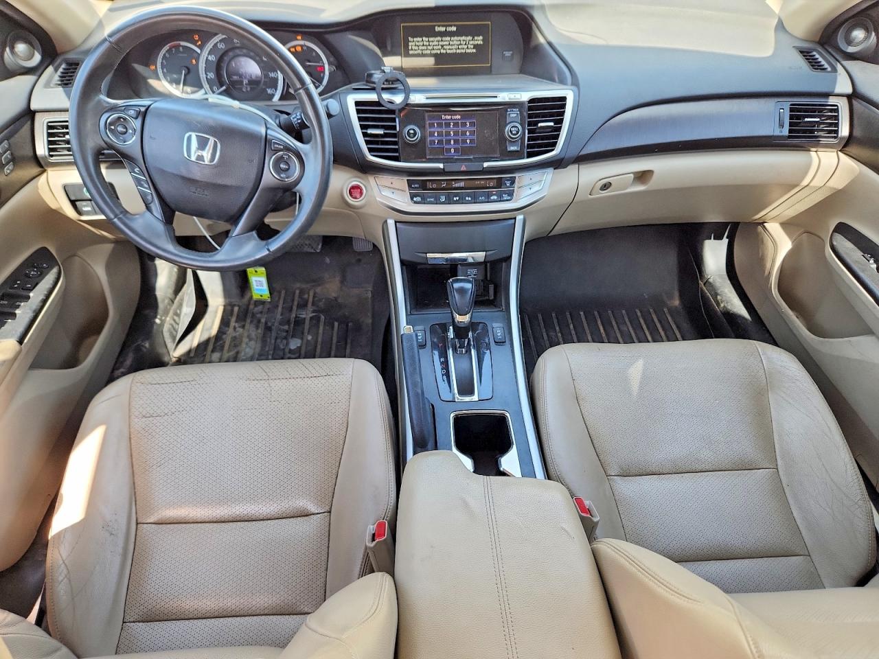 2015 Honda Accord Exl White vin: 1HGCR2F84FA073548