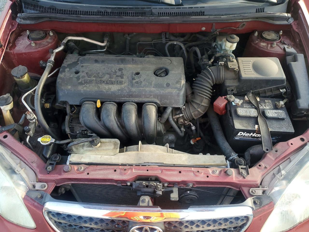 2008 Toyota Corolla Ce Красный vin: 1NXBR32E18Z948903