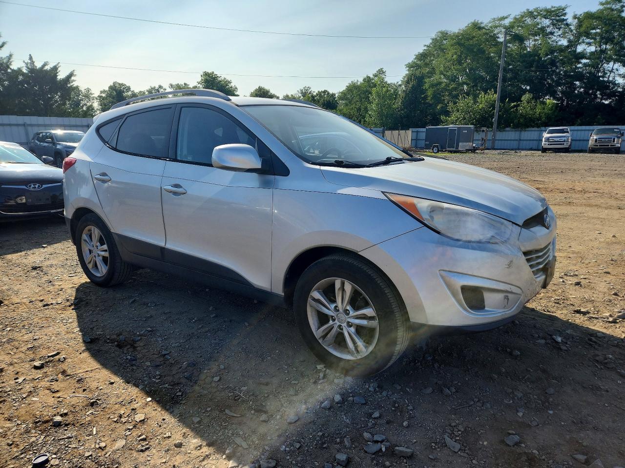 2011 Hyundai Tucson Gls Silver vin: KM8JU3AC8BU285170