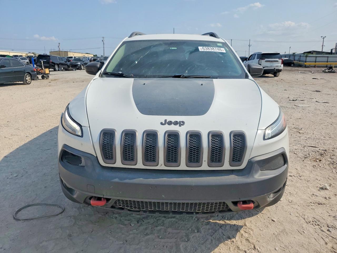 2015 Jeep Cherokee Trailhawk White vin: 1C4PJMBS1FW511451