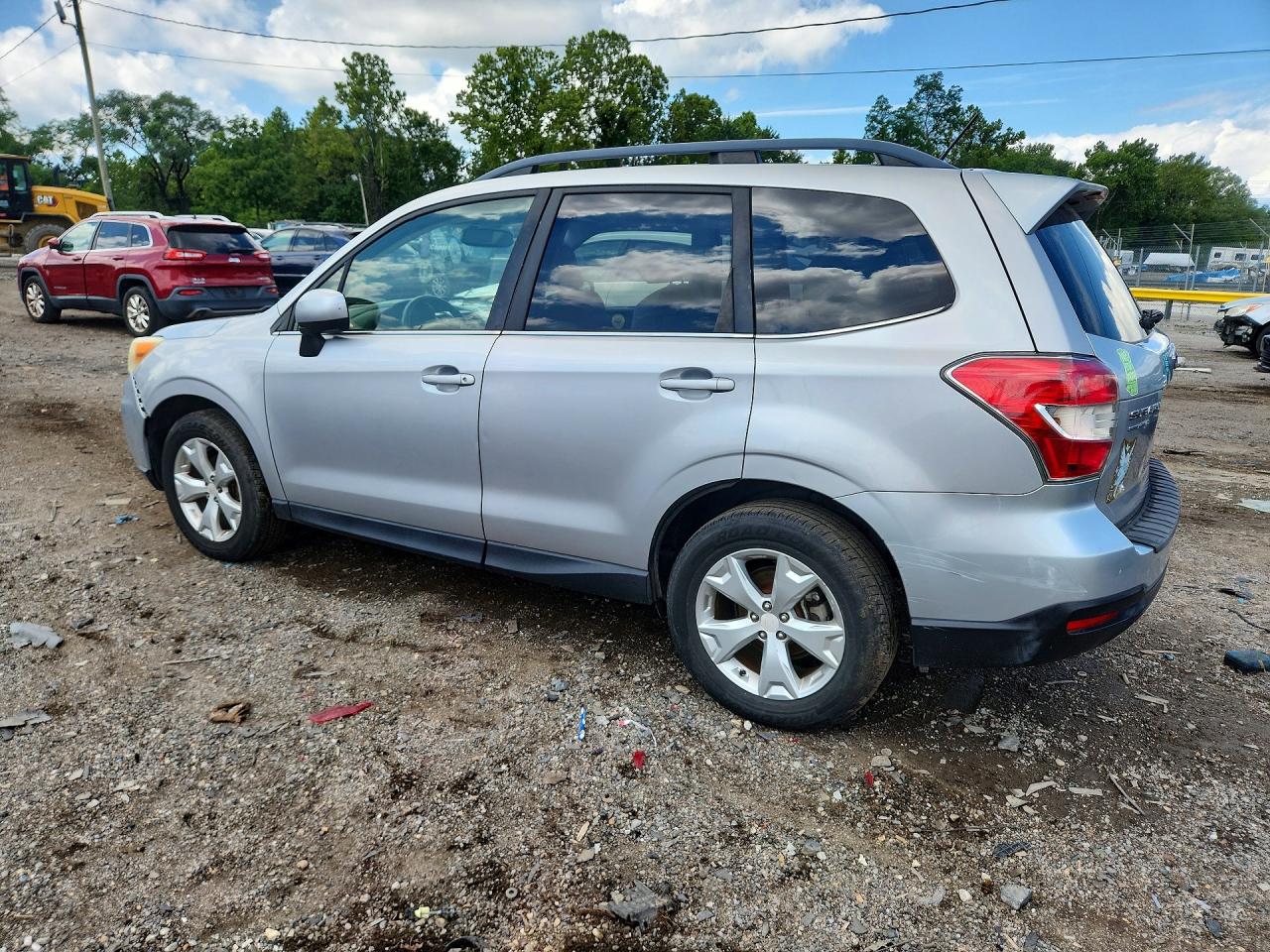 2014 Subaru Forester 2.5i Limited Silver vin: JF2SJAHC0EH502642
