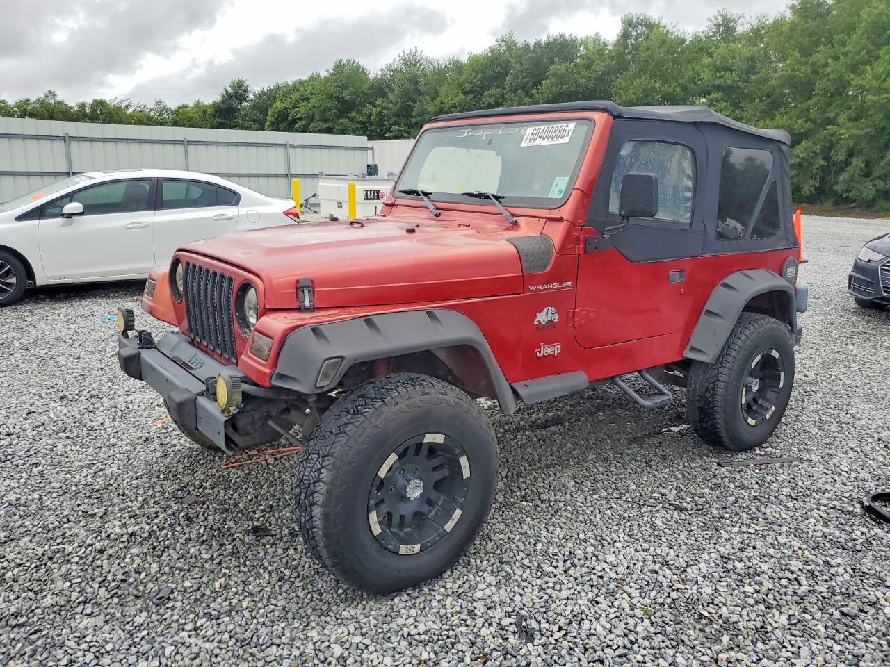 1998 Jeep Wrangler / Tj Se Burgundy vin: 1J4FY29P7WP752173