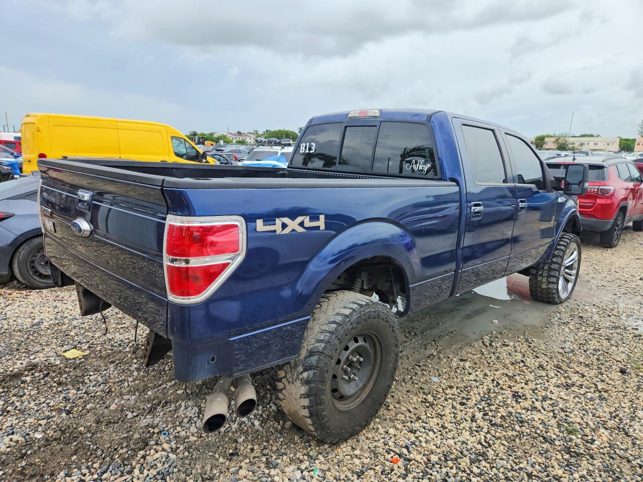 2011 Ford F150 Supercrew Синий vin: 1FTFW1EF1BFB60044