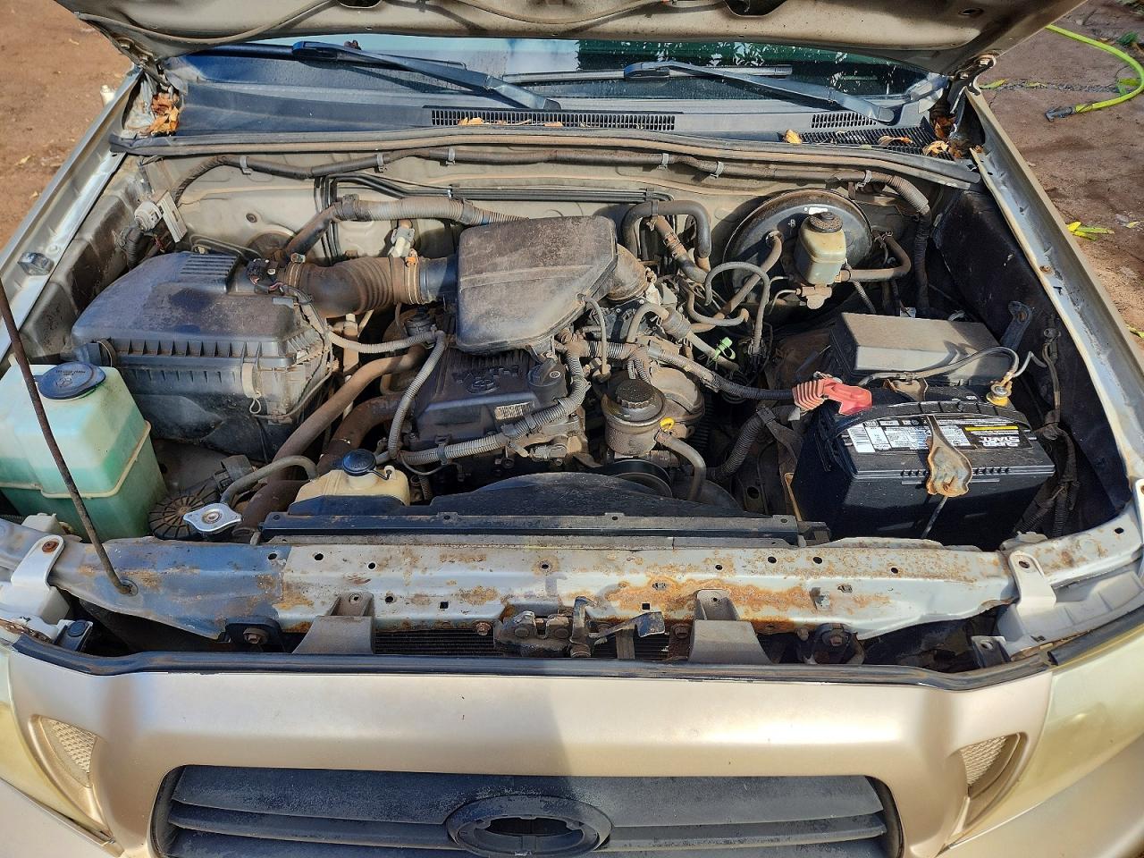 2006 Toyota Tacoma Base Желто-коричневый vin: 5TEPX42N96Z207005