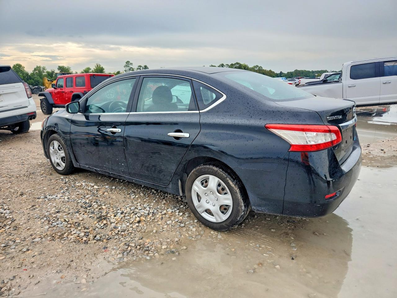 2013 Nissan Sentra S Black vin: 3N1AB7AP9DL744341