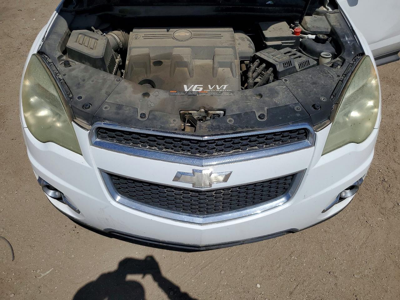 2011 Chevrolet Equinox Lt White vin: 2CNFLPE51B6384018