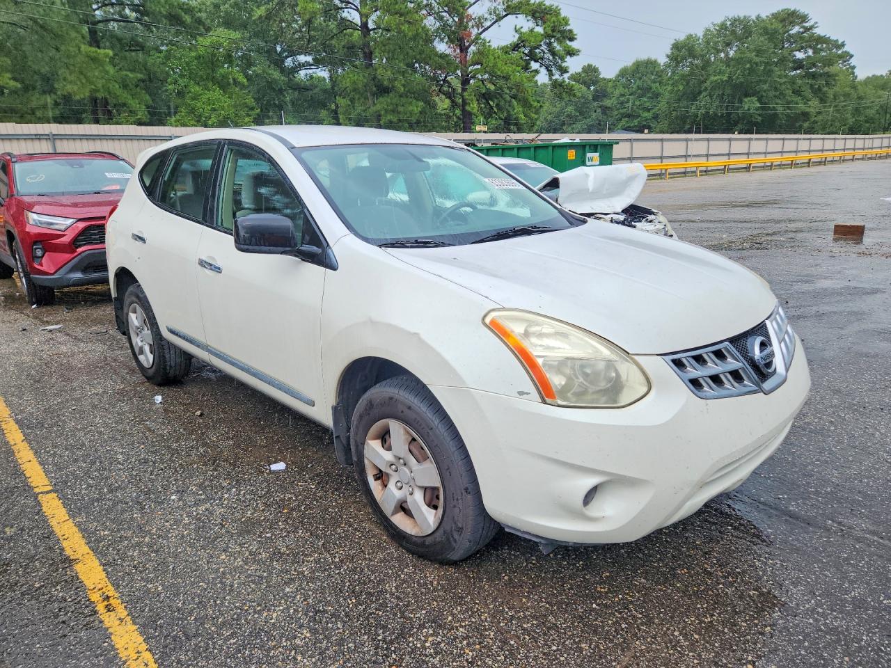 2011 Nissan Rogue S Белый vin: JN8AS5MT4BW186100