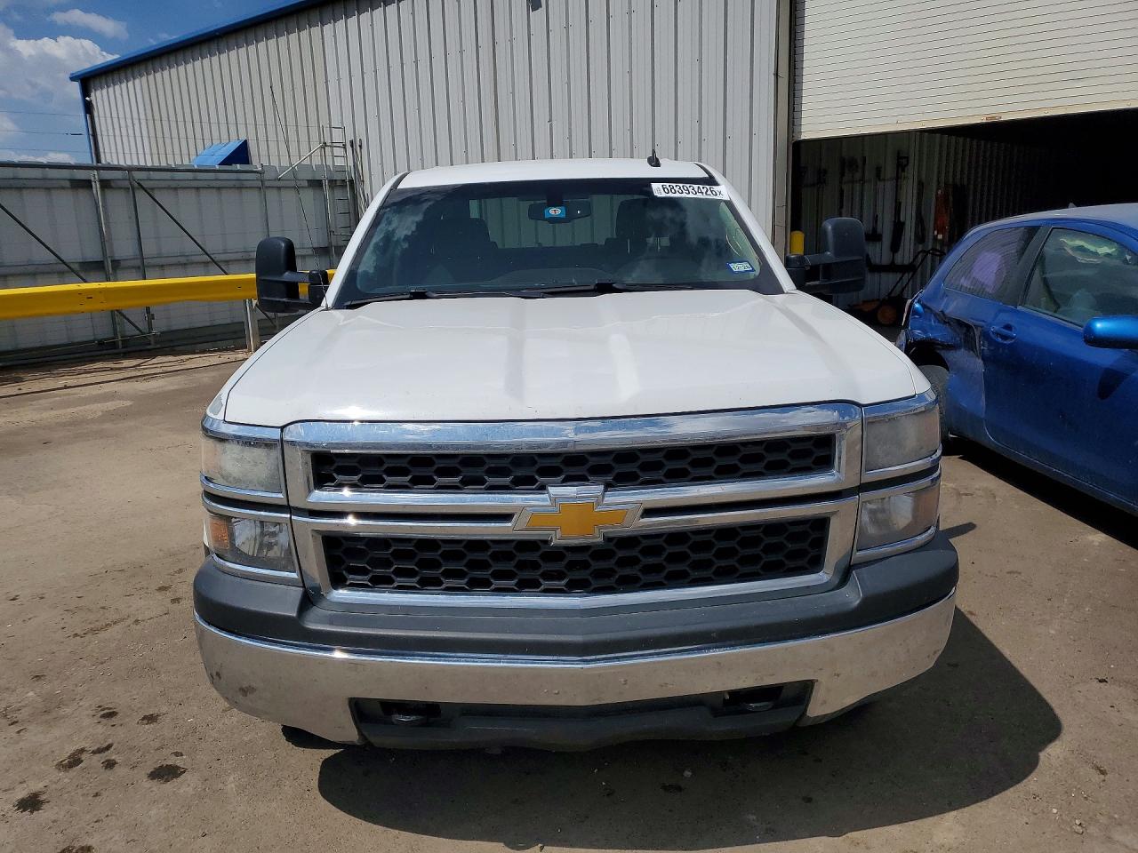 2014 Chevrolet Silverado K1500 White vin: 3GCUKPEC9EG423198