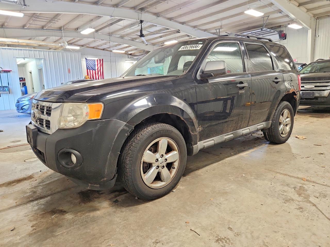 2010 Ford Escape Xlt Black vin: 1FMCU9D77AKB52839